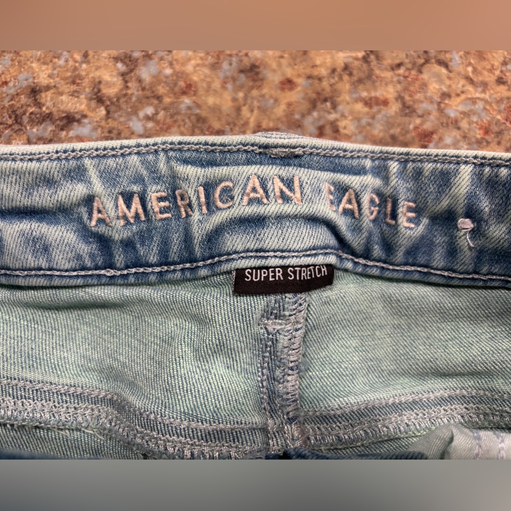 American Eagle Outfitters Super Hi Rise Jegging Vintage Wash - Picture 5 of 7